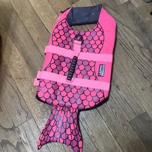mermaid life vest for dogs.  C